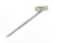 Eiserne Front, Mitgliedsabzeichen 13mm, Rückseitig Klebstoffreste