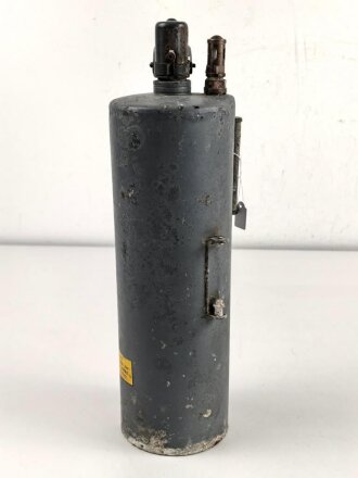 Luftwaffe, "Tetra" Feuerlöscher , Fl 61217. Originallack, vollständig leer. KEIN VERSAND NACH ÜBERSEE