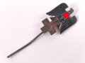 Deutsches Rotes Kreuz, Zivilabzeichen 9. Form 22mm, Emaille beschädigt