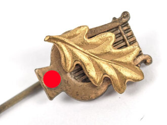 III.Reich, Abzeichen eines Gesangverein in gold ,  16mm