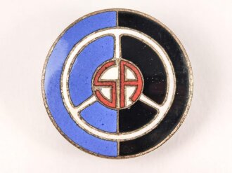 Italien höchstwahrscheinlich 30/40iger Jahre, Mitgliedsabzeichen Rennsportvereinigung "Scuderia Ambrosiana" Durchmesser 18mm