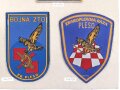 Kroatien, Sammlung Abzeichen Luftwaffe, auf Karton geklebt