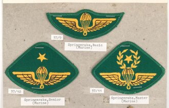 Griechenland, Sammlung Abzeichen Springerabzeichen...