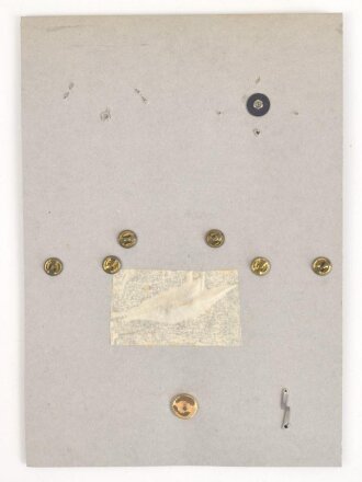 Griechenland, Sammlung Abzeichen Marine, auf Karton getackert