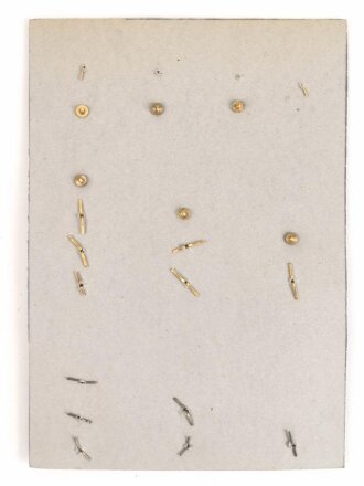 Griechenland, Sammlung Rangabzeichen, auf Karton getackert