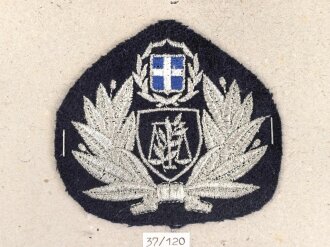 Griechenland, Sammlung Abzeichen Polizei, auf Karton...