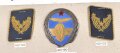 Jugoslawien, Sammlung Abzeichen Luftwaffe, auf Karton geklebt