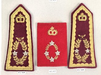 Marokko, Sammlung Abzeichen Luftwaffe, auf Karton geklebt
