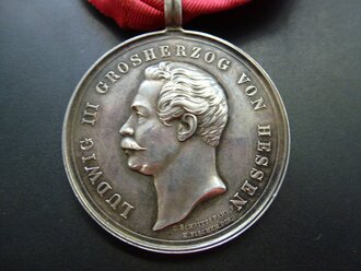 Bürgermeistermedaille Hessen , silber, sehr guter...