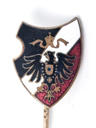 1, Weltkrieg, patriotische Anstecknadel emailliert, 15mm