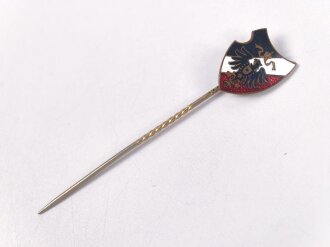 1, Weltkrieg, patriotische Anstecknadel emailliert, 15mm
