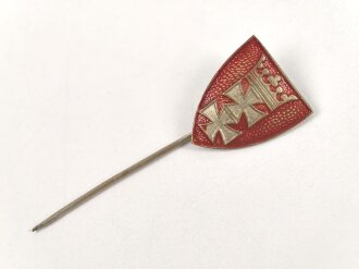 Danzig, Stadtwappen als Anstecknadel. lackierte...
