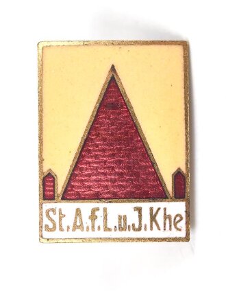 Unbekanntes Kleinabzeichen  " St.A.f.L.u.J.Khe"...