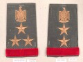 Irak, Sammlung Rangabzeichen, auf Karton getackert