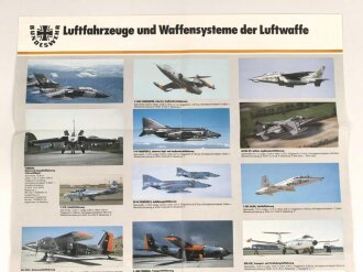 Bundeswehr,  Plakat "Luftfahrzeuge und Waffensysteme...