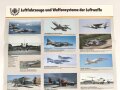 Bundeswehr,  Plakat "Luftfahrzeuge und Waffensysteme der Luftwaffe", Maße: 59 x 84 cm
