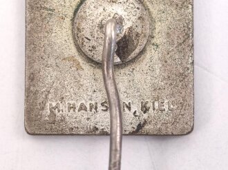 Firmenabzeichen Howaldtswerke / Deutsche Werft Kiel, anlässlich des hundertjährigen Bestehens 1838-1938. 20mm