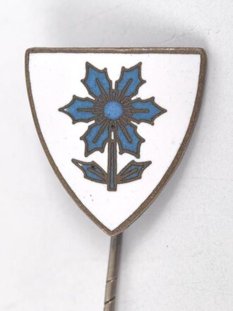 Traditionsabzeichen Karstjäger Kornblume, 16mm