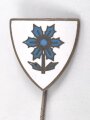 Traditionsabzeichen Karstjäger Kornblume, 16mm