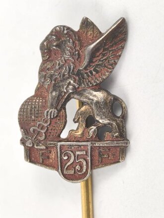 Firmenabzeichen Farbenfabrik Friedrich Bayer " 935" Silber, 20mm