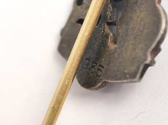 Firmenabzeichen Farbenfabrik Friedrich Bayer " 935" Silber, 20mm