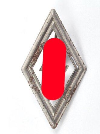Deutsches Jungvolk, Mitglieds- oder Mützenabzeichen, Blech geprägt, Höhe 28mm