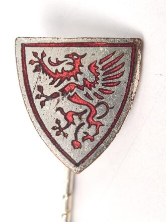 Mitgliedsabzeichen der Pommerschen Landsmannschaft, vermutlich Nachkriegsfertigung für den Traditionsverband
