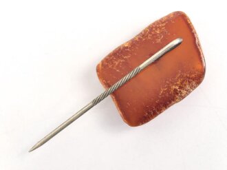 Unbekanntes Kleinabzeichen , Bernstein 23mm