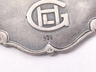 Treudienst Auszeichnung Gebrüder Heine Leipzig, 900 Silber