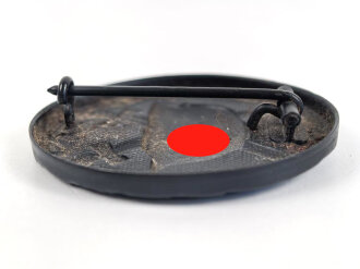 Verwundetenabzeichen schwarz, Hakenkreuz 100% Lack, keine Herstellermarkierung