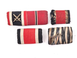 Vier Bandspangen III.Reich