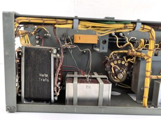 Fernschreiber / Hellschreiber Anschlussgerät, Stromversorgung.  Originallack, Funktion nicht geprüft
