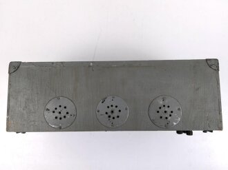 Fernschreiber / Hellschreiber Anschlussgerät, Stromversorgung.  Originallack, Funktion nicht geprüft