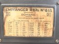 Luftwaffe UKW Empfänger S.A.D.I.R. Appareil Type R87, Serie C . Französische Fertigung für die Luftwaffe um den Mangel an UKW Empfängern zu beseitigen da der Empfänger E53 "Ulm" noch nicht fertiggestellt war. Funktion nicht geprüft, selten