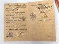 Militärpaß eines Pionier, Diensteintritt am 1.6.1917 beim Rekruten Depot Kraftfahr Ersatz Abteilung  2 Nürnberg. Bis Kriegsende dort verblieben. Dazu sein Führerschein