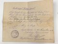 Militärpaß eines Musketier, Diensteintritt am 15.10.1905 bei Infanterie Regiment Nr. 22