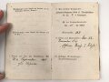 Militärpaß eines Musketier, Diensteintritt am 15.10.1905 bei Infanterie Regiment Nr. 22