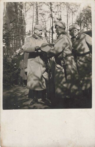 1. Weltkrieg , Foto 9 x 14cm von Generalfeldmarschall von Hindenburg im Felde