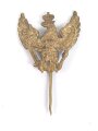Schwedter Adler, Schirmmützenadler für Angehörige im Kavallerie-Regiment Nr. 6 der Wehrmacht. Höhe ohne Nadel 25mm