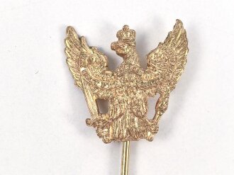 Deutschland nach 1945, Schwedter Adler als Traditionsnadel  für Angehörige im Kavallerie-Regiment Nr. 6 der Wehrmacht. Höhe 15mm
