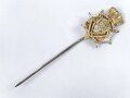 Preussen,  Zivilnadel für Angehörige im Füsilier Regiment von Gersdorff (Kurhessisches) Nr. 80 . 25mm, Krone verbogen
