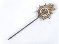 Preussen,  Zivilnadel für Angehörige im Füsilier Regiment von Gersdorff (Kurhessisches) Nr. 80 . 25mm, Krone verbogen
