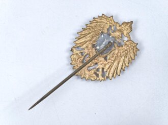 Kaiserreich, Schutztruppenemblem als Anstecknadel für den Zivilanzug, Höhe 29mm