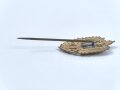 Kaiserreich, Schutztruppenemblem als Anstecknadel für den Zivilanzug, Höhe 29mm