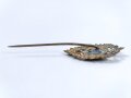 Kaiserreich, Schutztruppenemblem als Anstecknadel für den Zivilanzug, Höhe 29mm