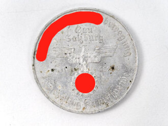 NSDAP  Aluminiummedaille 30mm "1 Schilling...