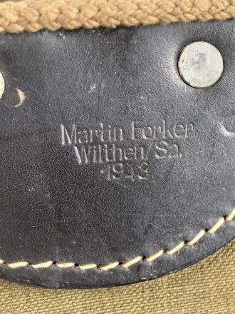 Heer, Rucksack für Angehörige der Artillerie. Ungetragenes Stück, datiert 1943
