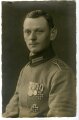 1. Weltkrieg , feldgrauer sächsischer Soldat  mit Ordenspange und Eisernem Kreuz 1.Klasse. 9 x 14cm