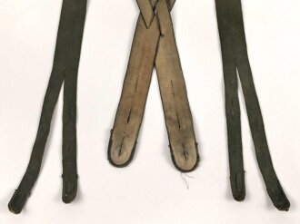 Paar Hosenträger, getragen, nicht mehr elastisch