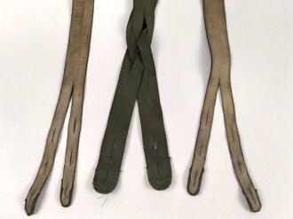 Paar Hosenträger, getragen, nicht mehr elastisch